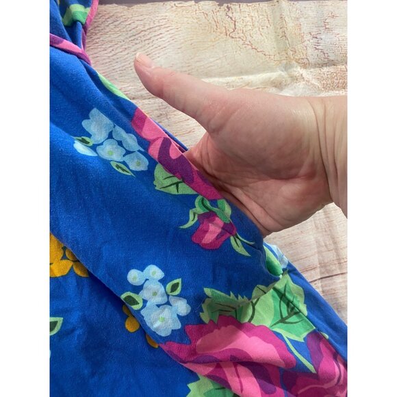 Matilda Jane Women's Blue Flordal Dream Weaver Maxi Dress - Large - Picture 5 of 10